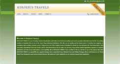 Desktop Screenshot of kdsjesustravels.com